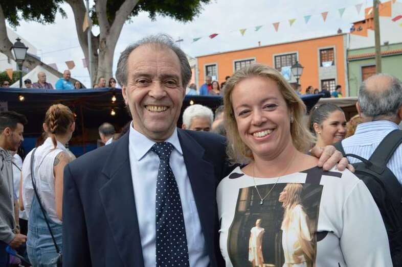 Sonsoles Martín y José Suárez, dos de los tres ediles del Partido Popular (Foto TA)